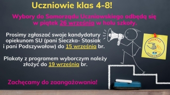 wybory do Samorządu Uczniowskiego