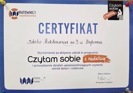 Czytam sobie z radością