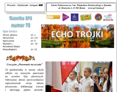 Gazetka szkolna - Echo Trójki