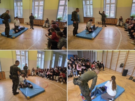 Spotkanie z żołnierzami Wojska Polskiego