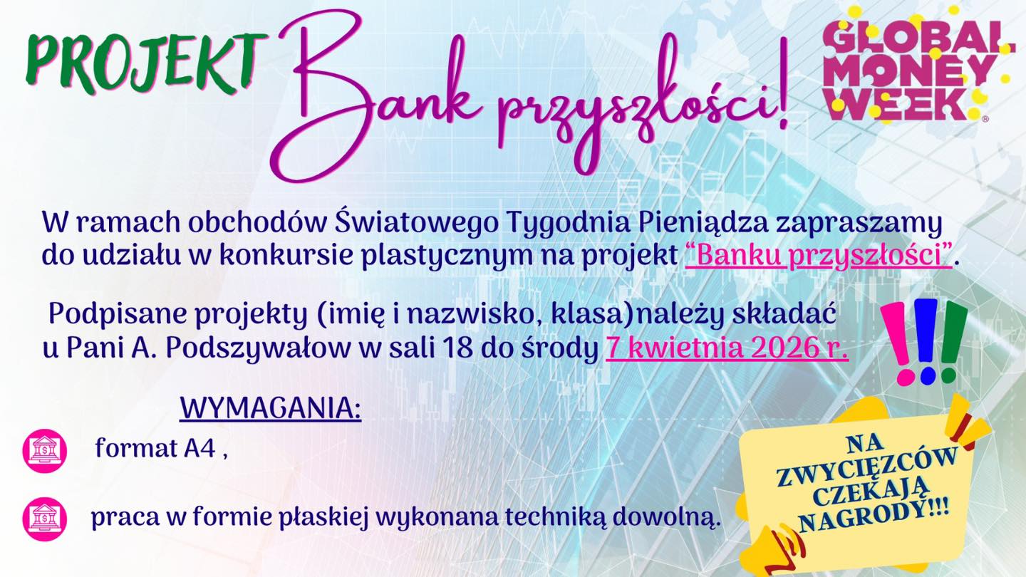 Konkurs  ''Bank przyszłości