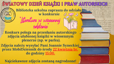 Literatura w wiosennej odsłonie - konkurs