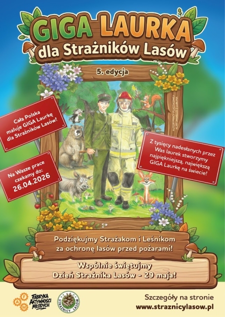 Giga laurka dla Strażników Lasu