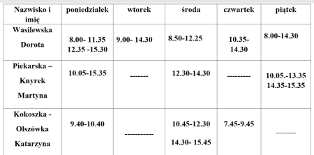 Pedagog / psycholog szkolny